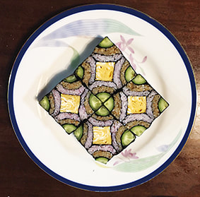 黒滝サクが、築地の寿司アカデミーで習得してきたインスタ映えメニューです。